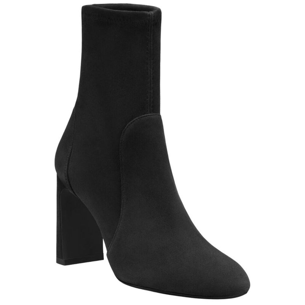 Stuart Weitzman Babette Suede Bootie 85, Black